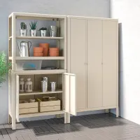 Etajeră Ikea Kolbjorn 161 x 171 x 37 cm / Oțel / Beige photo 5