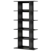 Etajeră Fabrik Home N 6 Pablo 169 x 80 x 33 cm / PAL melaminat / Dark Gray