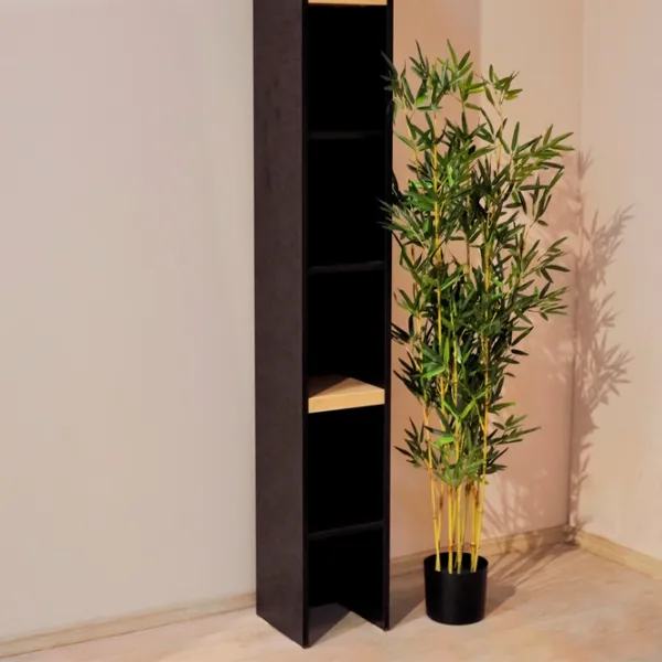 Стеллаж Fabrik Home Living Emerson 196 x 26 x 25см cm / ДСП меламин / Black photo 2 Стеллаж Fabrik Home Living Emerson 196 x 26 x 25см cm / ДСП меламин / Black photo 2