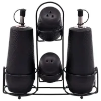 Set pentru condimente Maestro Mr-20001-04S Ceramică / Black
