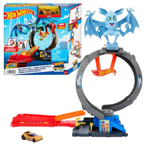 Pistă auto Hot Wheels Atacul liliacului HTN78   / / Blue Multicolor photo 2