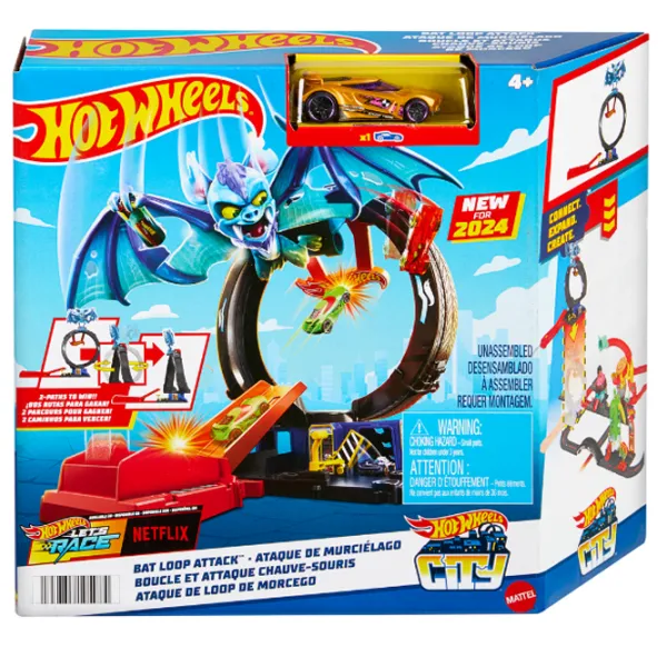 Pistă auto Hot Wheels Atacul liliacului HTN78   / / Blue Multicolor photo 3