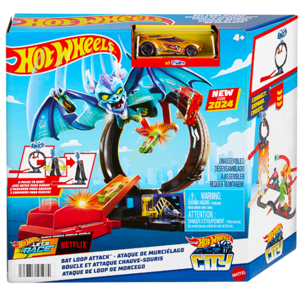 Pistă auto Hot Wheels Atacul liliacului HTN78   / / Blue Multicolor photo 3