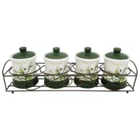 Set pentru condimente Maestro Mr-20032-04CS Ceramică / Green
