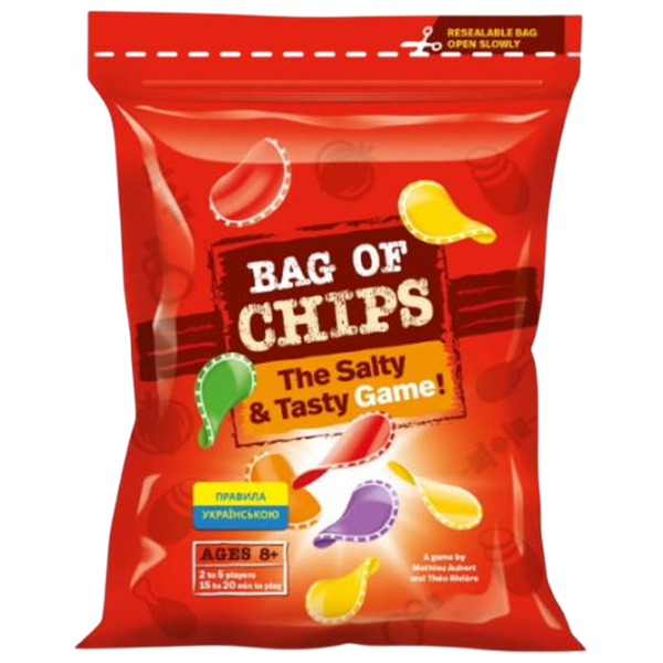 Joc de masă Geekach Games Bag of Chips 8+/ Carti de joc photo 1