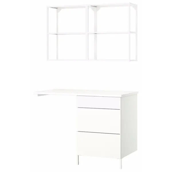 Seturi mobilă de baie Ikea Enhet Oțel / White photo 1 Seturi mobilă de baie Ikea Enhet Oțel / White photo 1
