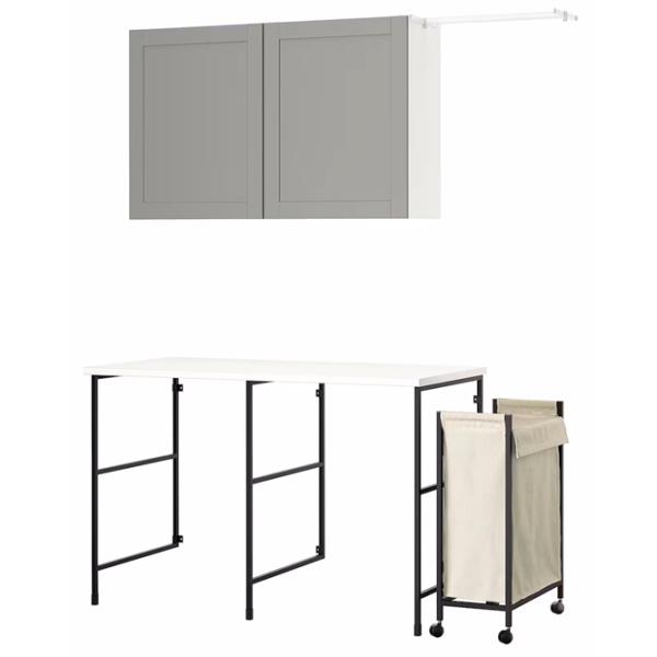 Наборы мебели для ванной комнаты Ikea Enhet Сталь / Antracit photo 1 Наборы мебели для ванной комнаты Ikea Enhet Сталь / Antracit photo 1