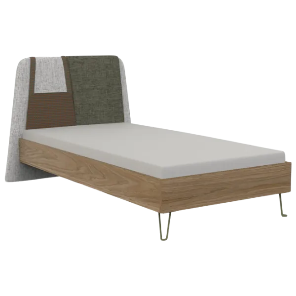 Кровать Dogtas Greta 100 x 200 см / ЛДСП / Wood photo 1
