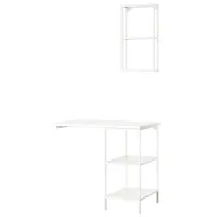 Наборы мебели для ванной комнаты Ikea Enhet/Lilltrask Сталь / White