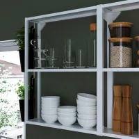 Seturi mobilă de baie Ikea Enhet/Lilltrask Oțel / White photo 5