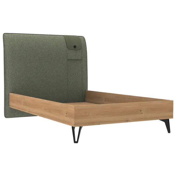 Кровать Dogtas Bold 100 x 200 см / ЛДСП / Wood photo 1