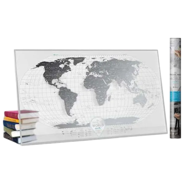 Joc de masă 1DEA.me Travel Map Air World 5+/ Hartă de răzuire photo 2 Joc de masă 1DEA.me Travel Map Air World 5+/ Hartă de răzuire photo 2