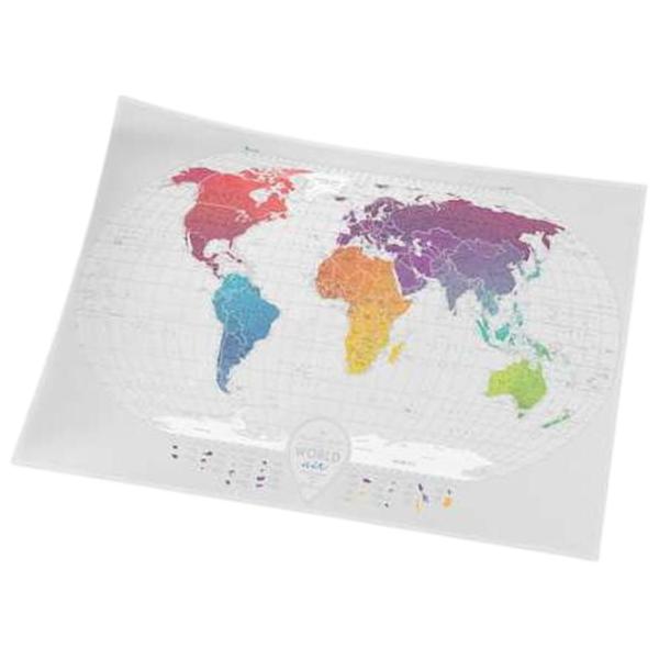 Joc de masă 1DEA.me Travel Map Air World 5+/ Hartă de răzuire photo 3 Joc de masă 1DEA.me Travel Map Air World 5+/ Hartă de răzuire photo 3