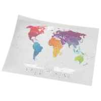 Joc de masă 1DEA.me Travel Map Air World 5+/ Hartă de răzuire photo 3
