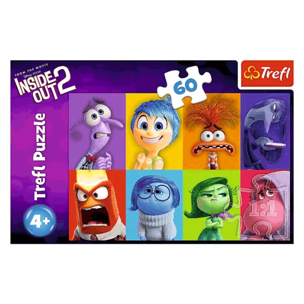 Puzzle Trefl Know your emotions 4+/ Количество деталей: 60 photo 2