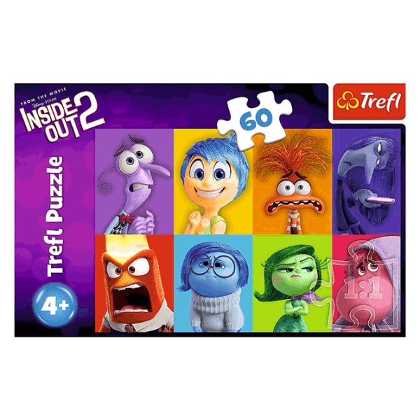 Puzzle Trefl Know your emotions 4+/ Количество деталей: 60 photo 2
