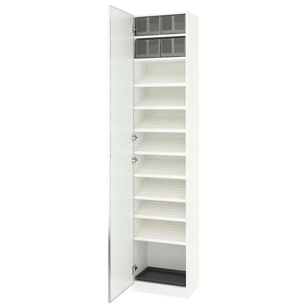 Шкаф пенал Ikea Pax/Aheim 201 x 50 x 38см /White /Белый photo 1 Шкаф пенал Ikea Pax/Aheim 201 x 50 x 38см /White /Белый photo 1