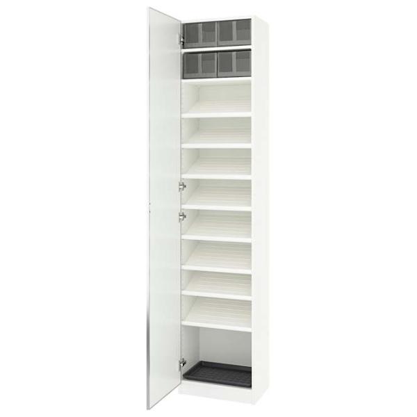 Шкаф пенал Ikea Pax/Aheim 201 x 50 x 38см /White /Белый photo 1 Шкаф пенал Ikea Pax/Aheim 201 x 50 x 38см /White /Белый photo 1