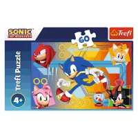 Puzzle Trefl Sonic in action 4+/ Numărul de piese: 60 photo 3