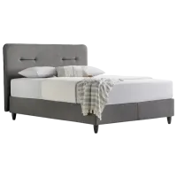 Кровать Dogtas Noli 160 x 200 см / ЛДСП / Серый