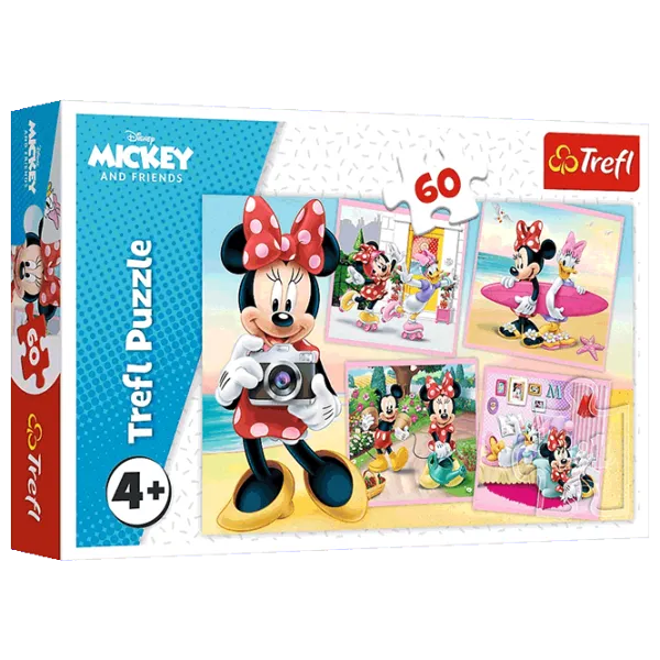 Puzzle Trefl Lovely Minnie 4+/ Numărul de piese: 60 photo 1