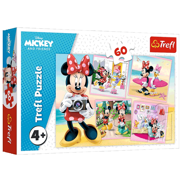 Puzzle Trefl Lovely Minnie 4+/ Numărul de piese: 60 photo 1
