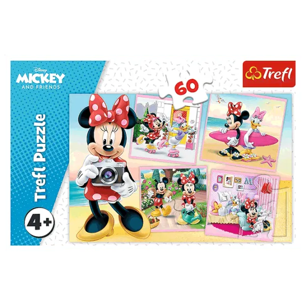 Puzzle Trefl Lovely Minnie 4+/ Numărul de piese: 60 photo 4