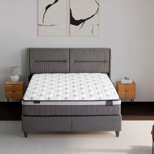 Кровать Dogtas Palmon 160 x 200 см / ЛДСП / Серый photo 2