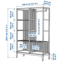 Etajeră Ikea Nordkisa Wood / Bambus photo 6