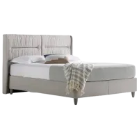 Кровать Dogtas Palmon 160 x 200 см / ЛДСП / Серый