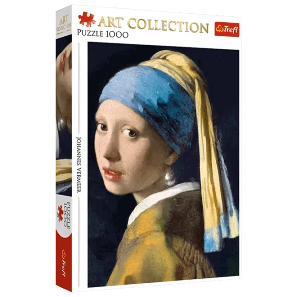 Puzzle Art Puzzle Girl with a Pearl Earring 15+/ Numărul de piese: 1000 photo 1