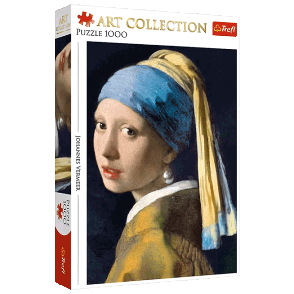 Puzzle Art Puzzle Girl with a Pearl Earring 15+/ Numărul de piese: 1000 photo 1