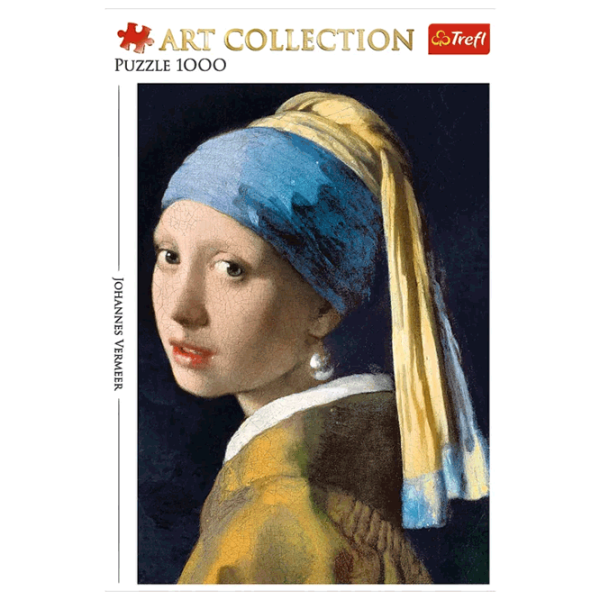 Puzzle Art Puzzle Girl with a Pearl Earring 15+/ Numărul de piese: 1000 photo 2