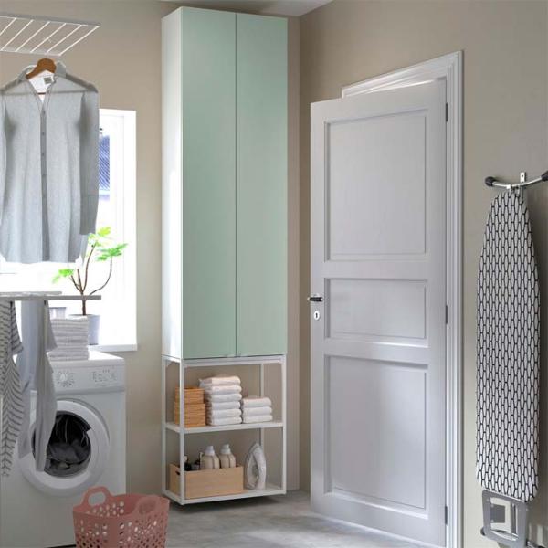 Etajeră Ikea Enhet Белый-Светло-серо-зеленый / MDF photo 3 Etajeră Ikea Enhet Белый-Светло-серо-зеленый / MDF photo 3