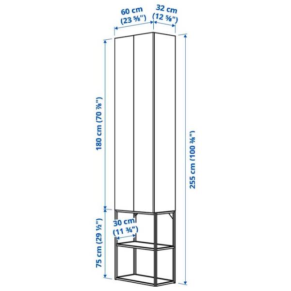 Etajeră Ikea Enhet Белый-Светло-серо-зеленый / MDF photo 5 Etajeră Ikea Enhet Белый-Светло-серо-зеленый / MDF photo 5