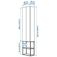Стеллаж Ikea Enhet White-Light Green / МДФ photo 5