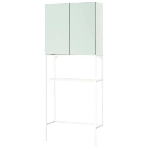 Etajeră Ikea Enhet Белый-Светло-серо-зеленый / MDF photo 1