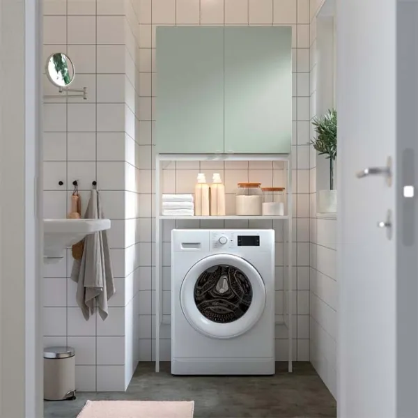 Etajeră Ikea Enhet Белый-Светло-серо-зеленый / MDF photo 2