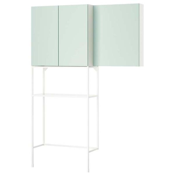 Etajeră Ikea Enhet Белый-Светло-серо-зеленый / MDF photo 1