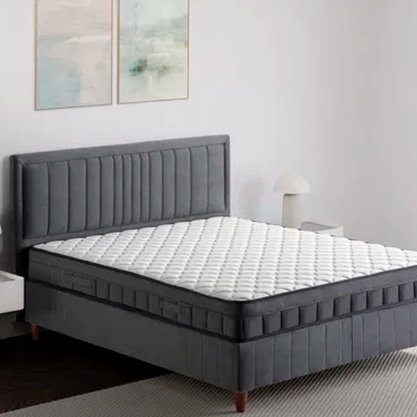 Кровать Dogtas Eliss 160 x 200 см / ЛДСП / Серый photo 1