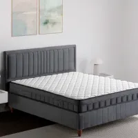 Кровать Dogtas Eliss 160 x 200 см / ЛДСП / Серый