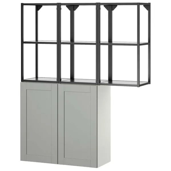 Etajeră Ikea Enhet Anthracite-Gray / MDF photo 1 Etajeră Ikea Enhet Anthracite-Gray / MDF photo 1