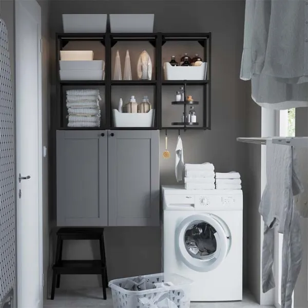 Etajeră Ikea Enhet Anthracite-Gray / MDF photo 3 Etajeră Ikea Enhet Anthracite-Gray / MDF photo 3