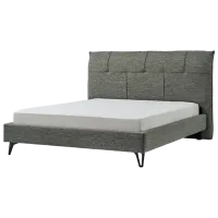 Кровать Dogtas Solid 180 x 200 см / ЛДСП / Серый