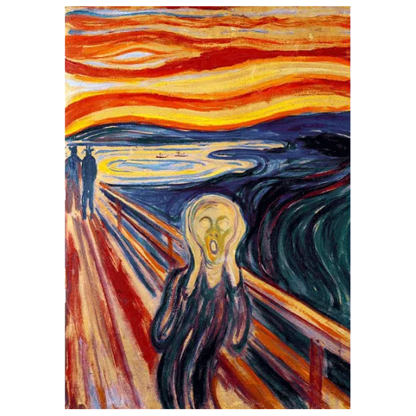 Puzzle Trefl Edward Munch - The Scream 12+/ Количество деталей: 1000 photo 3