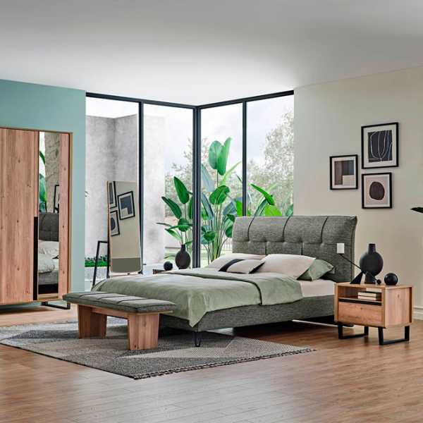 Кровать Dogtas Solid 160 x 200 см / ЛДСП / Серый photo 6