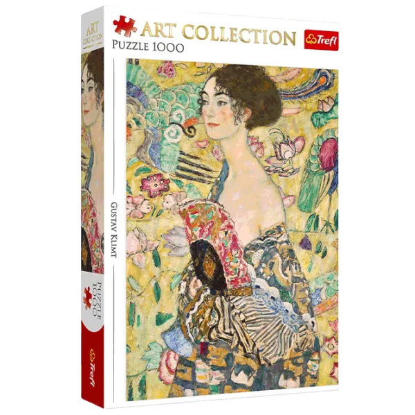 Puzzle Trefl Gustav Klimt - Lady with fan 12+/ Количество деталей: 1000 photo 1 Puzzle Trefl Gustav Klimt - Lady with fan 12+/ Количество деталей: 1000 photo 1