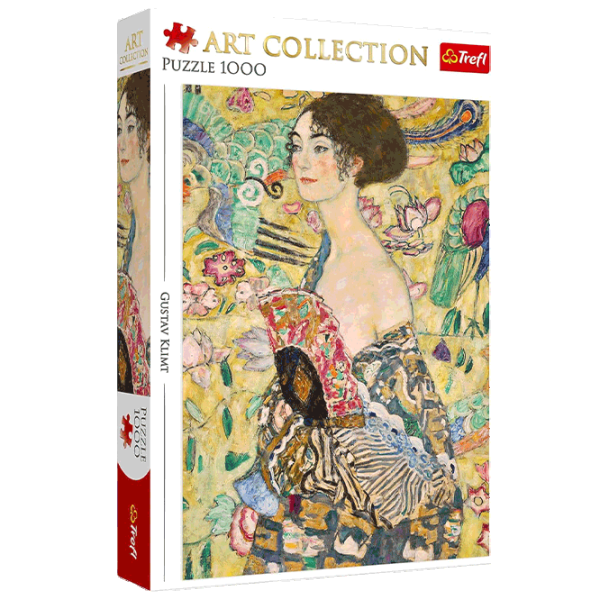 Puzzle Trefl Gustav Klimt - Lady with fan 12+/ Количество деталей: 1000 photo 1 Puzzle Trefl Gustav Klimt - Lady with fan 12+/ Количество деталей: 1000 photo 1