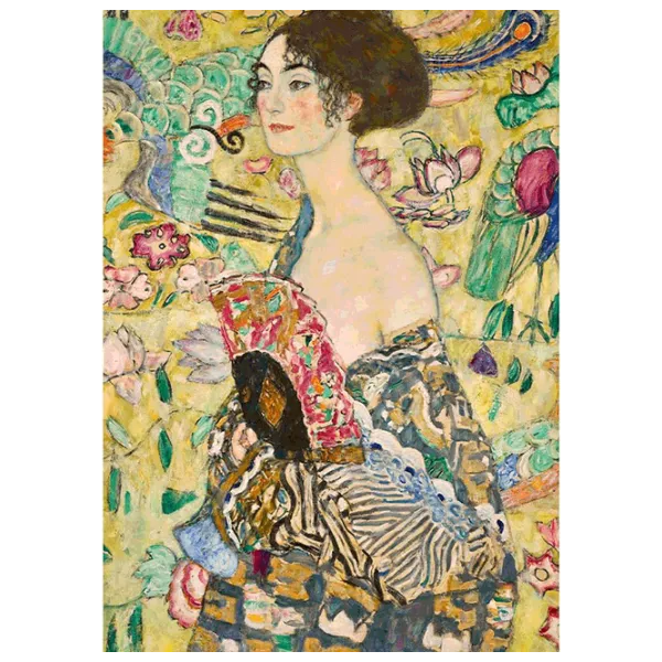 Puzzle Trefl Gustav Klimt - Lady with fan 12+/ Количество деталей: 1000 photo 2 Puzzle Trefl Gustav Klimt - Lady with fan 12+/ Количество деталей: 1000 photo 2