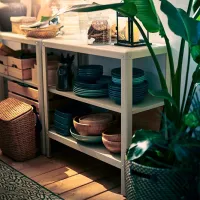 Стеллаж Ikea Kolbjorn Бежевый / Оцинкованная сталь photo 2